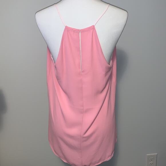 Vestique Pink Reversable V-Neck Tank Sz L - Picture 4 of 6